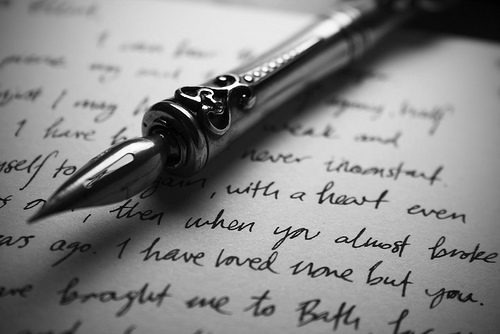 letter and quill
