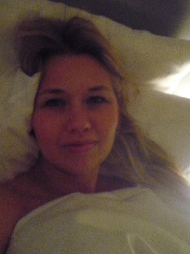 in bed