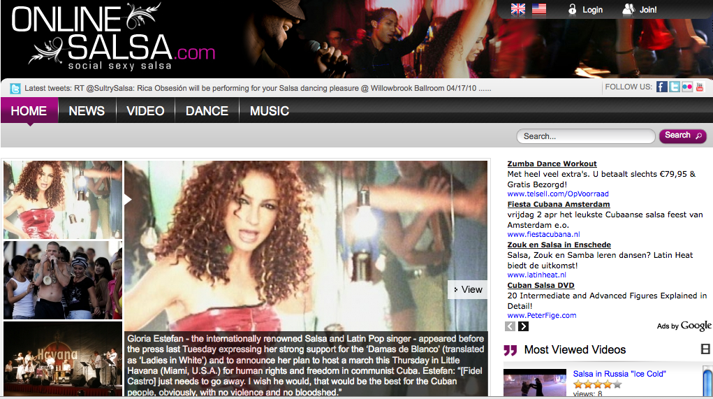 OnlineSalsa.com OnlineSalsa.com